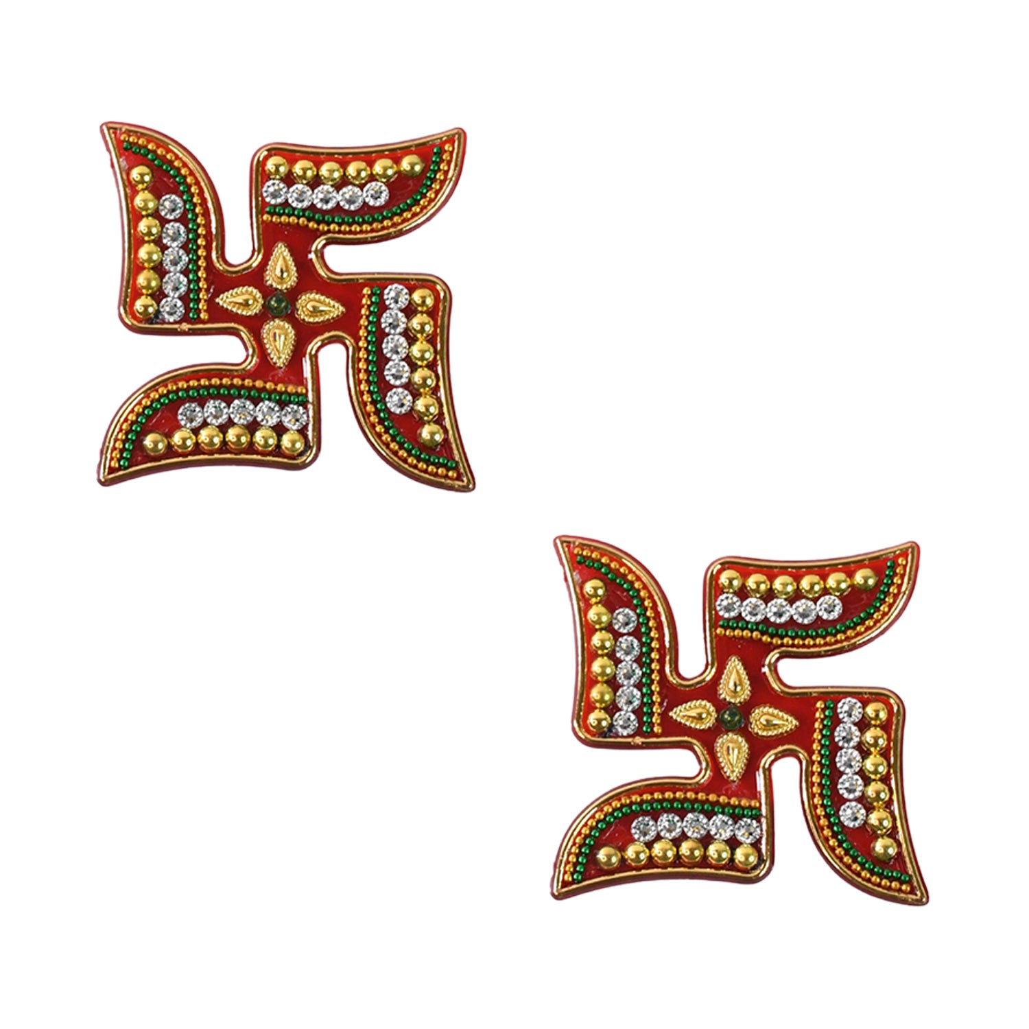 Decorative Swastik Sticker (2pc Set) Decorative Swastik Sticker (2pc Set)